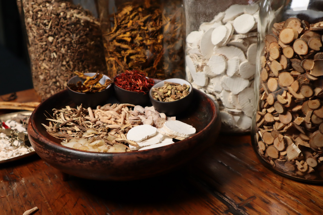 Traditional herbs used in Chinese medicine